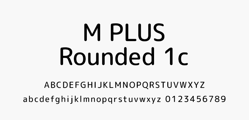 M PLUS Rounded 1c