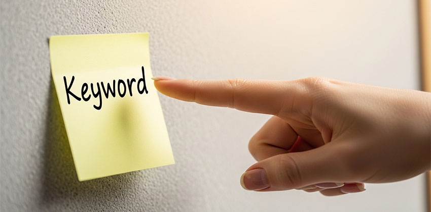 キーワードを選ぶ人