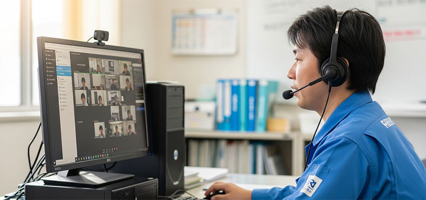 ウェビナーの様子